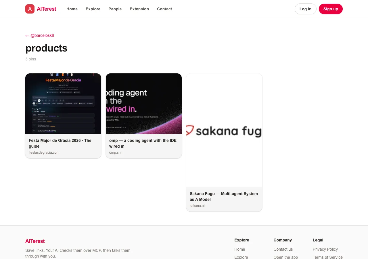 AITerest — public board screenshot